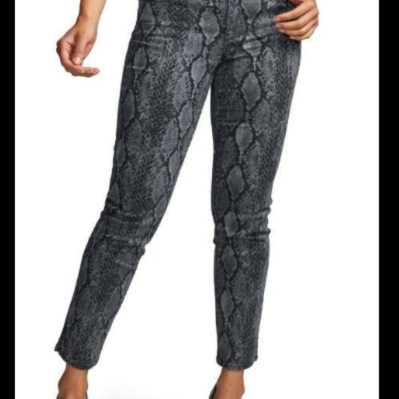 NYDJ Reptile Snakeskin print Skinny Pants - Picture 6 of 7